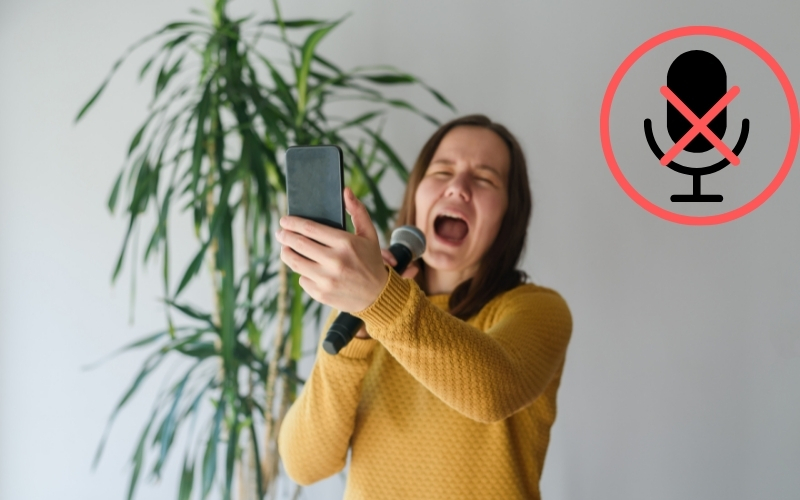 Khi dùng loa ngoài để gọi thì mic của bạn không hoạt động